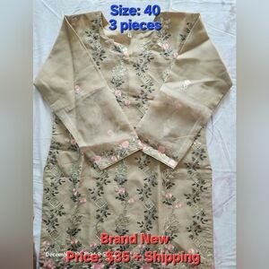 Brand New 3-piece Dress